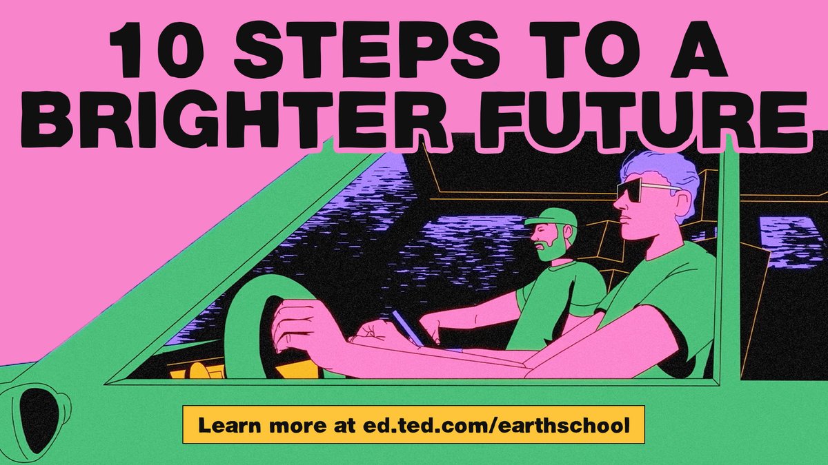 We can and must get to net-zero carbon emissions by 2050— and we have a 10-step plan to do it. Visit #EarthSchool to learn how you and your community can help preserve our planet, and the exciting initiatives already underway: t.ted.com/j0xZXn7