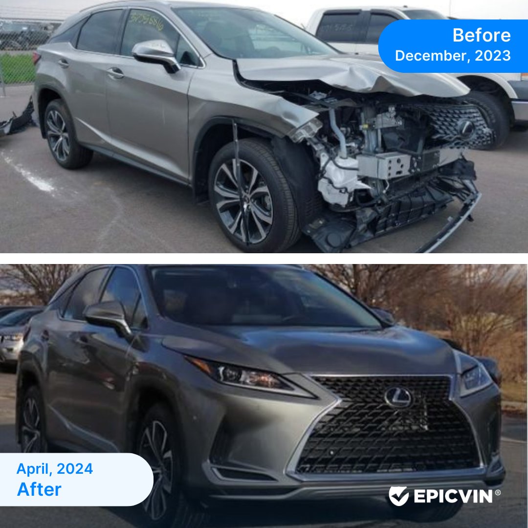 Beware the Hidden Past: With a sale price of $39,950 in April 2024, this 2022 Lexus RX 350 might seem like a steal. But was it such a deal at its December 2023 auction? EpicVIN knows. #EpicVIN #SalvageCars #UsedCars #SportCars #Lexus #LexusRX #RX350 #AutoAuction #AutoDealerUSA