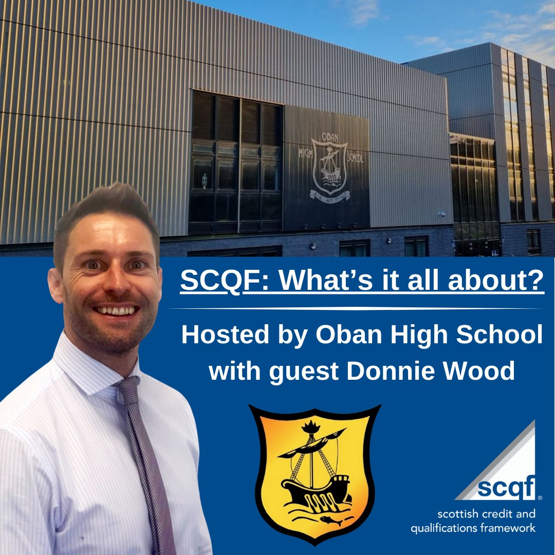 ❓SCQF: What's it all about? 🎧Listen to @obanhighschool's podcast with #SCQF Lead for Learning Pathways @Donnie_SCQF 💡It's packed with essential info for educators, employers & parents. 🔎Find it on Spotify or visit podcasters.spotify.com/pod/show/obanh… #qualifications #education