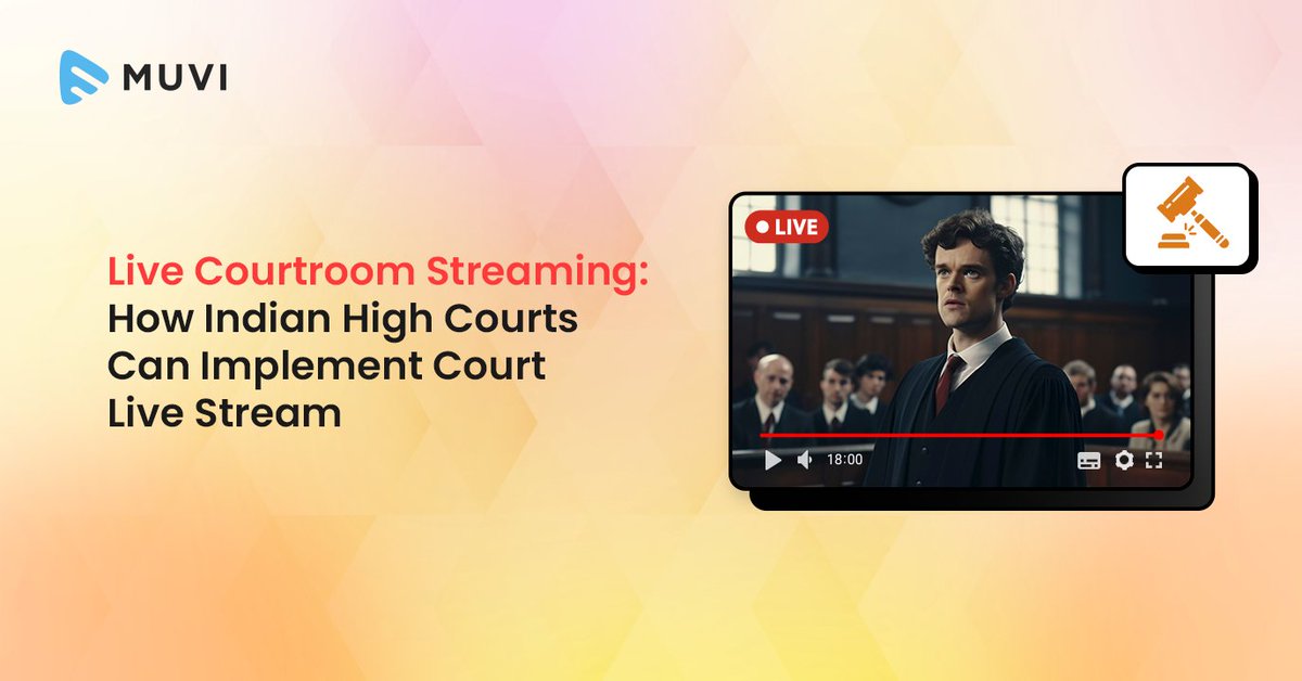 🏛️🎥 Empowering Indian High Courts: Implementing Courtroom Live Streaming Solutions for Enhanced Judicial Transparency and Accessibility! muvi.com/blogs/live-cou…
#LiveCourtroomStreaming #JudicialTransparency #MuviCourtroomSolution #LiveStreaming #HighCourts #ott #streaming #Muvi