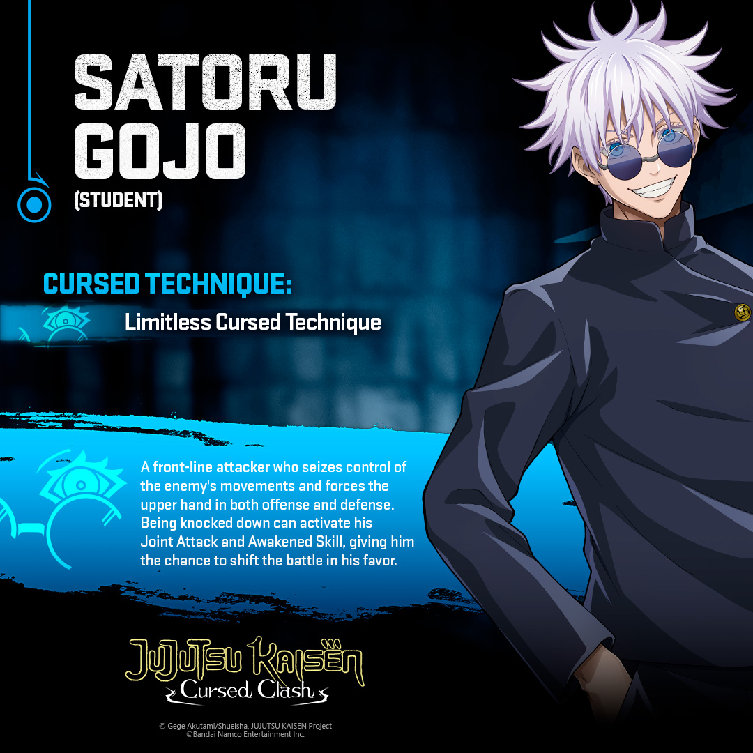 Even as a student, he's still the strongest. A young Satoru Gojo (Hidden Inventory/Premature Death) joins the DLC roster of #JujutsuKaisen Cursed Clash!