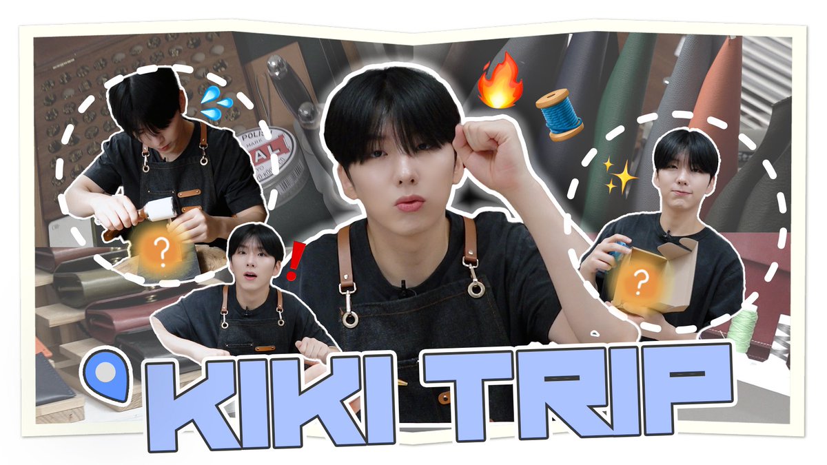 🎥
[KIKI TRIP]
EP.9 ❝도전!❞ 기현의 뚝딱뚝딱 아뜰리에 ꕤ
가죽 공방 원데이 클래스

#기현 #KIHYUN
#몬스타엑스 #MONSTA_X #MONSTAX
#키키트립 #KIKITRIP 

▶ youtu.be/KhATXc8TQIQ