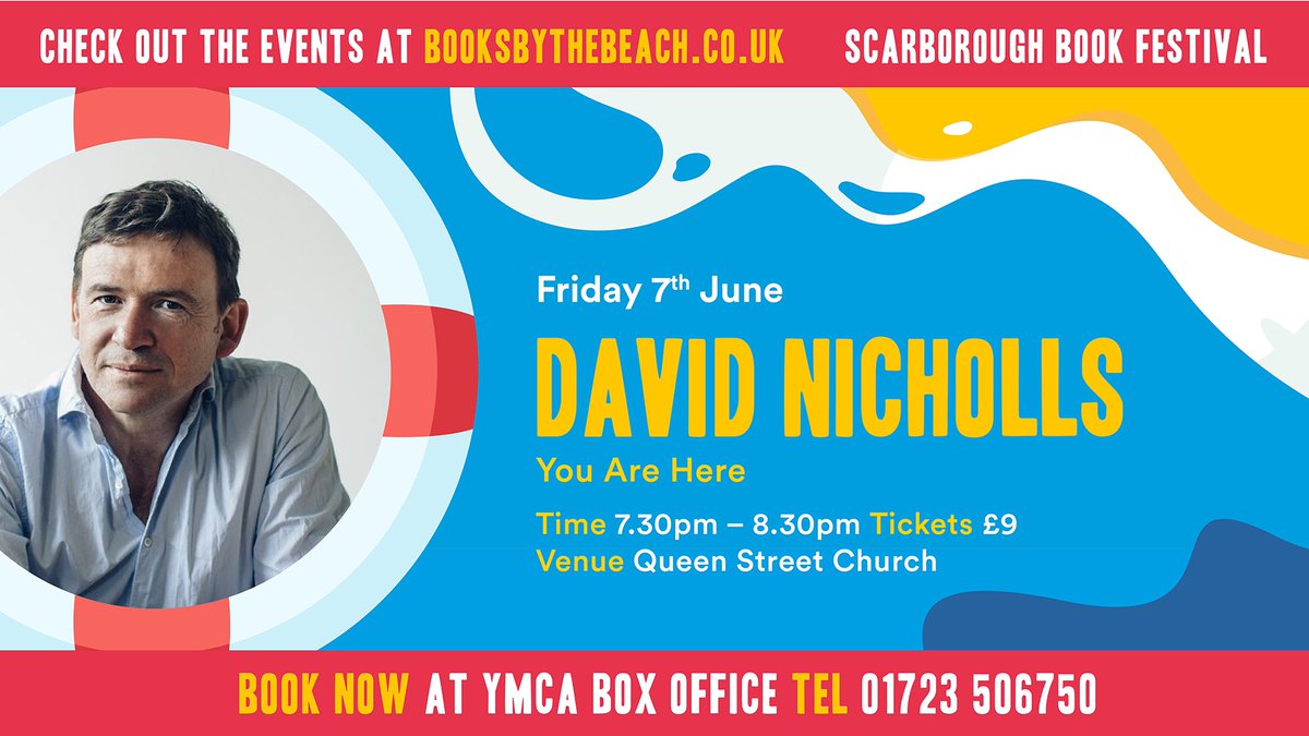 Thanks so much @bekbythesea and @DavidNWriter! Just 3 weeks to go and David appearing at #Scarborough book festival talking about new novel #YouAreHere Friday 7 June 7.30pm. Tickets here - ticketsource.co.uk/ymcascarboroug… @BookPeople @SceptreBooks @HodderBooks @BookChat_ @ScarboroughWeb