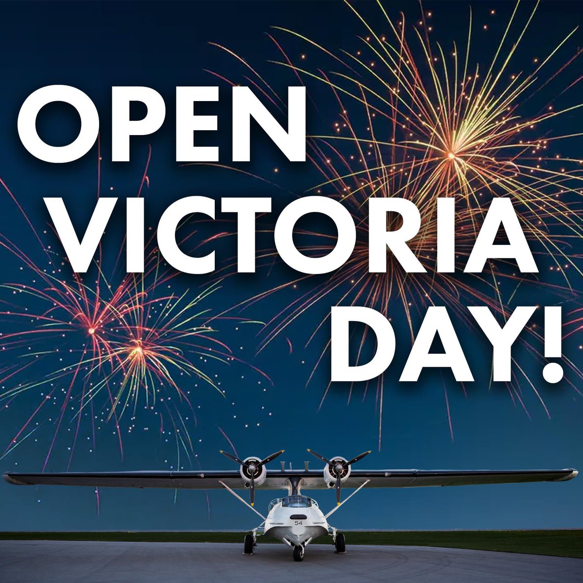 There's lots of aviation history to discover this long weekend at the museum! We are OPEN Saturday, Sunday, and Monday (Victoria Day) 9 am to 5 pm. Info at warplane.com