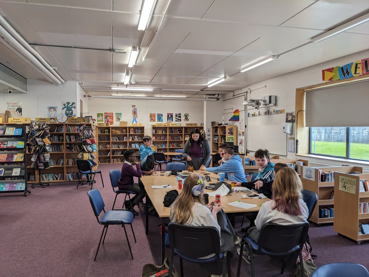 Dungeons and Dragons last quest of the term! We've had a great year and look forward to welcoming new members in September too :-) @jcsplibraries @ThomondCommColl