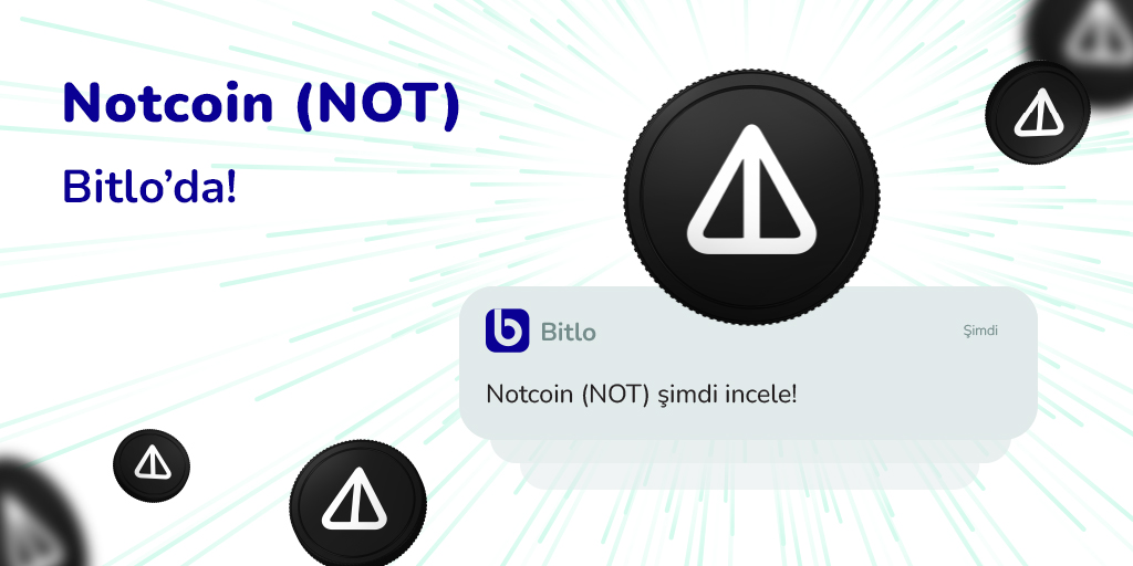 Notcoin #NOT, Bitlo'da! 🎉 Kullanıcılarına Telegram üzerinden erişilen, bir oyna kazan mekanizması ile kripto kazanma imkanı sunan Web3 platformudur. Şimdi $NOT ile tanışın. 🤩 Güvenle alıp satmanın adresi Bitlo! 👇 💙 bitlo.com/kolay-alis-sat…