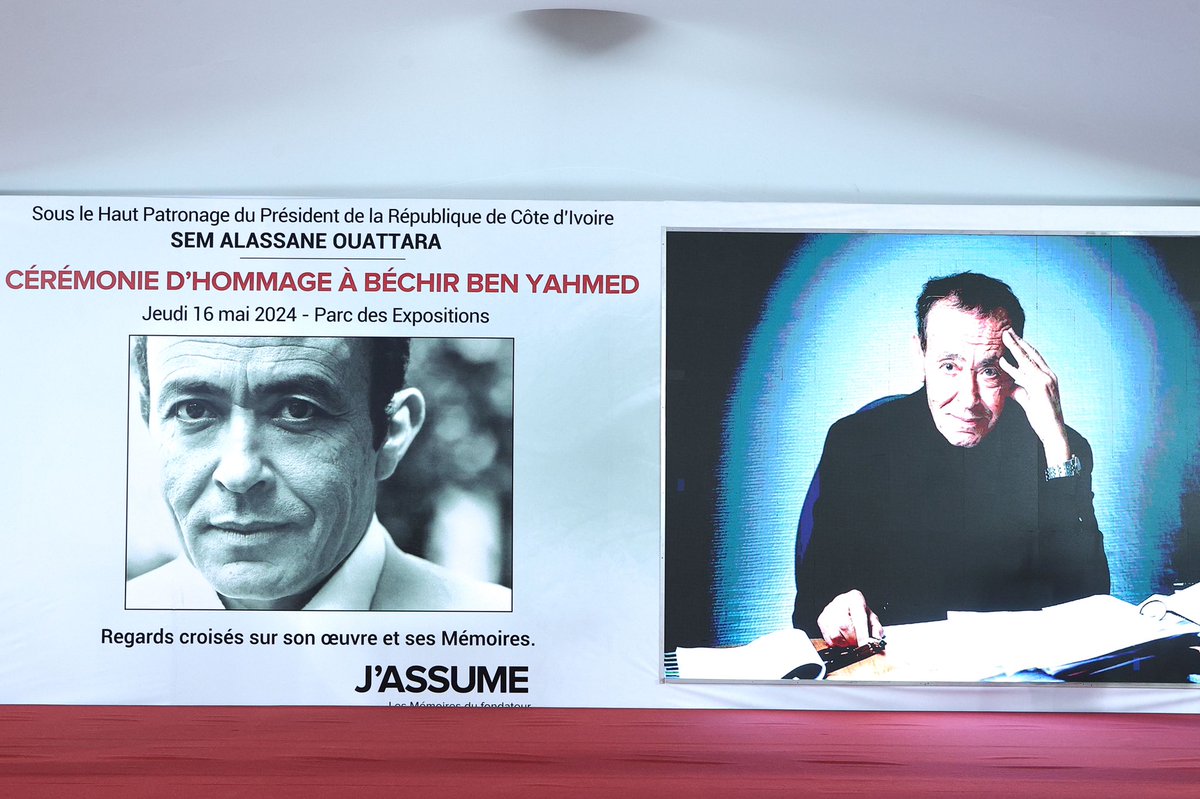 …et d’assister à la cérémonie d'hommage à Béchir Ben Yahmed, fondateur du Groupe Jeune Afrique, et journaliste exceptionnel, qui a marqué son époque.