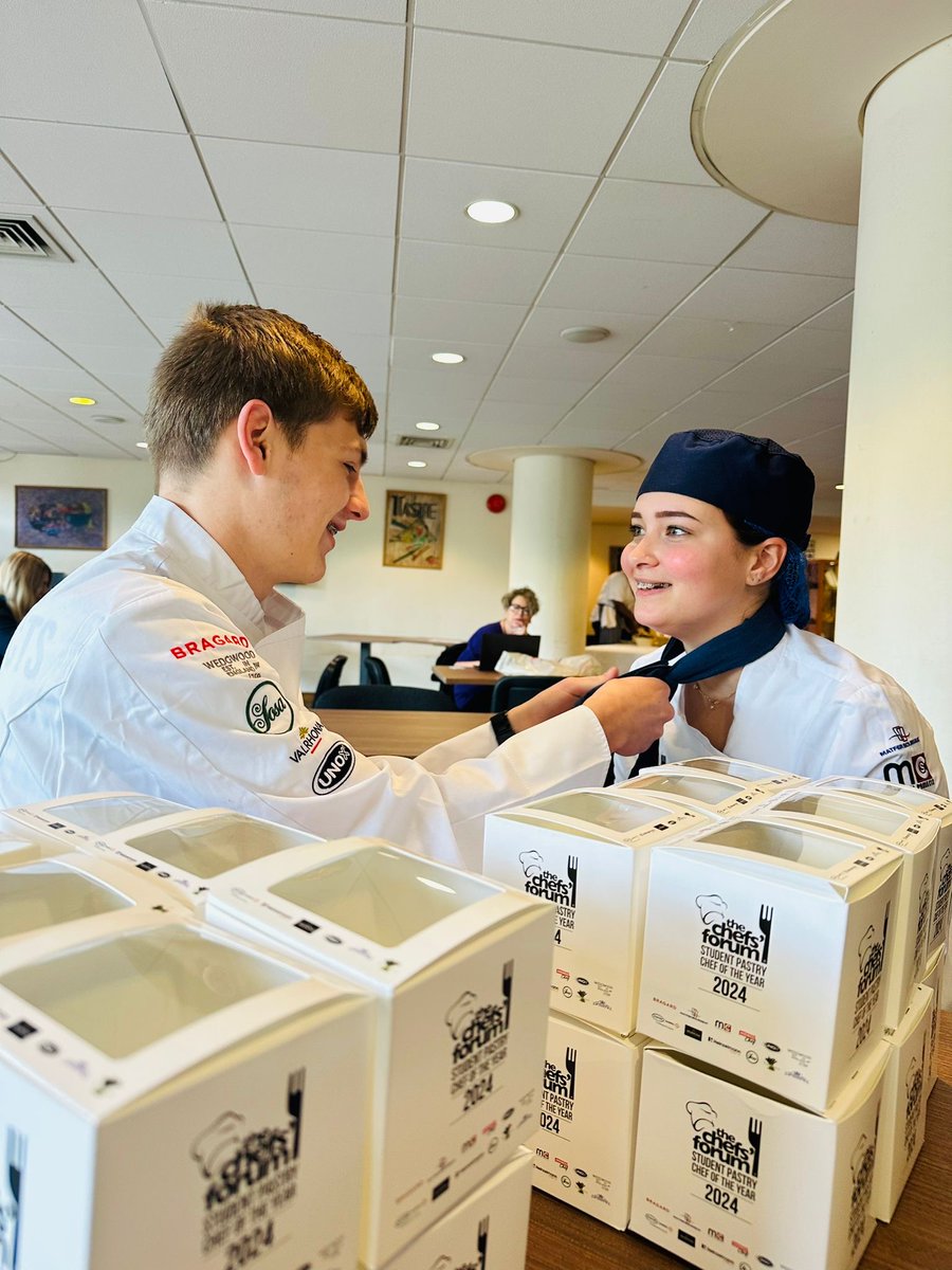 Well done to our students who participated in the Student Pastry Competition 2024 @thechefsforum. The students learnt so much from this experience and did the college proud with their incredible skills and knowledge they put into the competition🏅🥐#WorldBakingDay