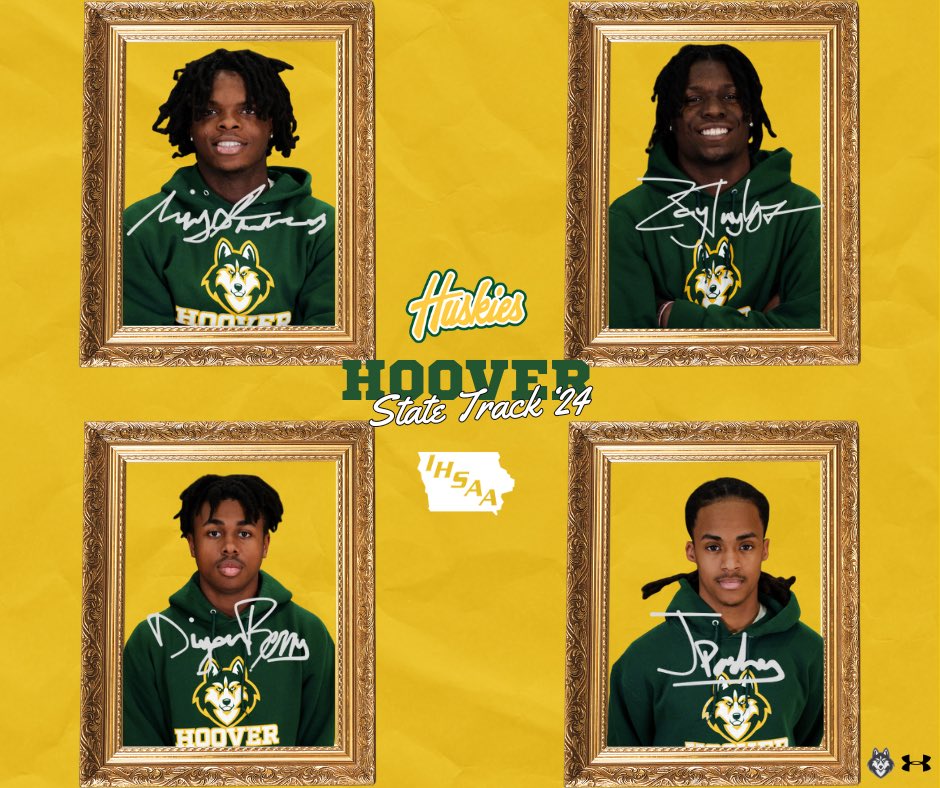 STATE TRACK DAY TWO‼️

🎽Niyo Francois, Zay Taylor, Diyon Berry, Justice Parkey / 4x100 Meter Relay 

📍Drake Stadium 

⏰1:00pm