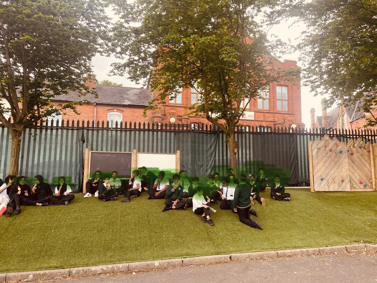 A huge well done to pupils taking part in their SATs this week, and to their teachers for all their hard work! Enjoying a well deserved treat 🍦 in this lovely warm weather!  <a href="/EducationEACT/">E-ACT</a>