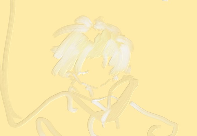 「closed eyes yellow theme」 illustration images(Latest)