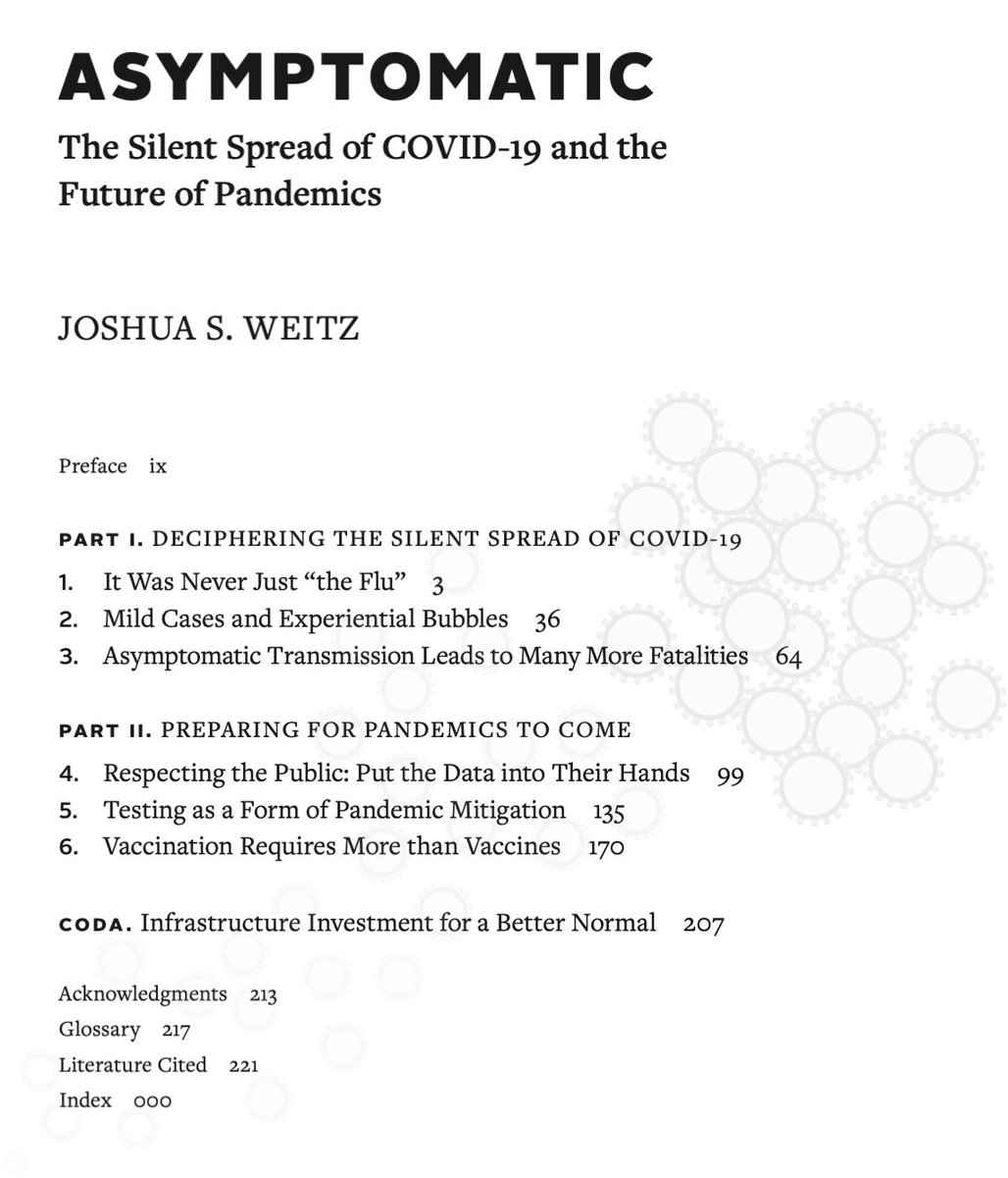 Proofs are here... Asymptomatic: The Silent Spread of COVID-19 and the Future of Pandemics Available for pre-order, to be released October 22, 2024 via @JHUPress. bit.ly/asymptomatic-j…