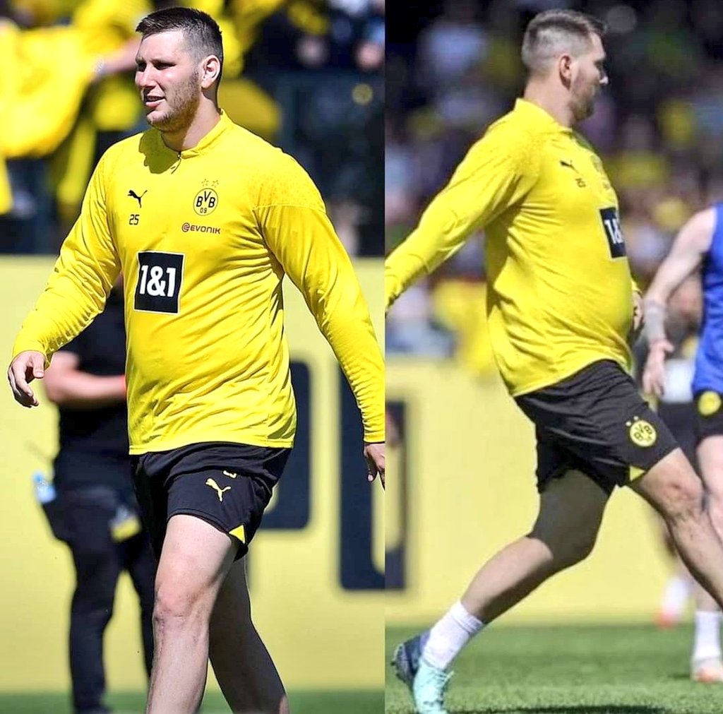 Dortmund defender Niklas Sule looks in top physical condition ahead of the Champions League final next week. 🍔🏆