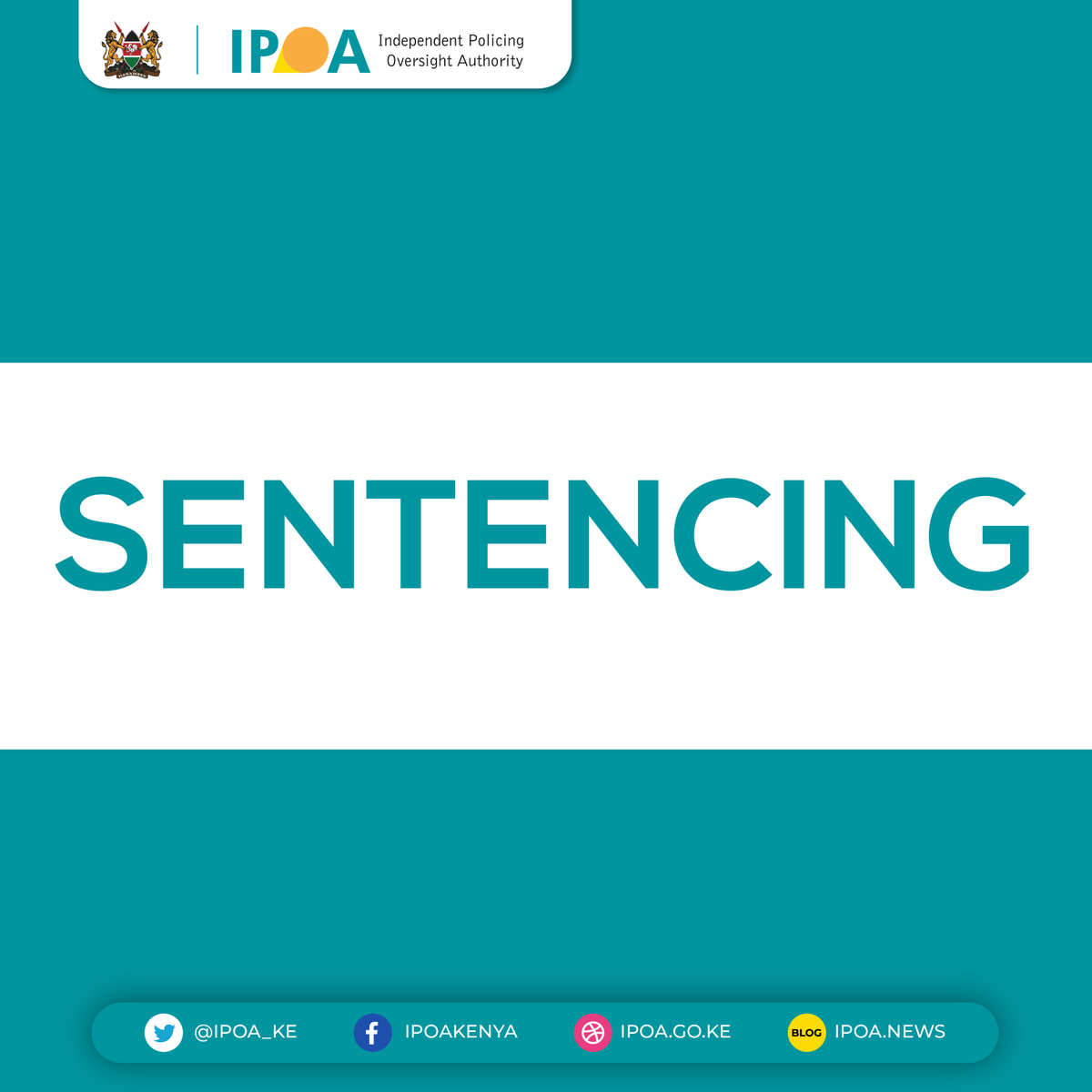 Ex-Police Constable Francis Amulei Iyaya has been sentenced to 20 years in prison after he was convicted for assaulting George Namalwa Wekesa in Butonge Village, Bungoma County, on 26th December 2018 resulting in his death ^SC #PoliceAccountability