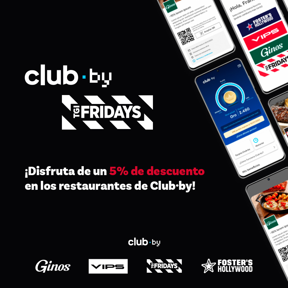 ¡Tener tu tarjeta de socio GAME tiene muchas ventajas! Como este descuento del 5% en restaurantes Club by. ♥ Descubre esta y muchas más promociones increíbles en tu zona de socio. 👇 ow.ly/3LZ150RjRi1