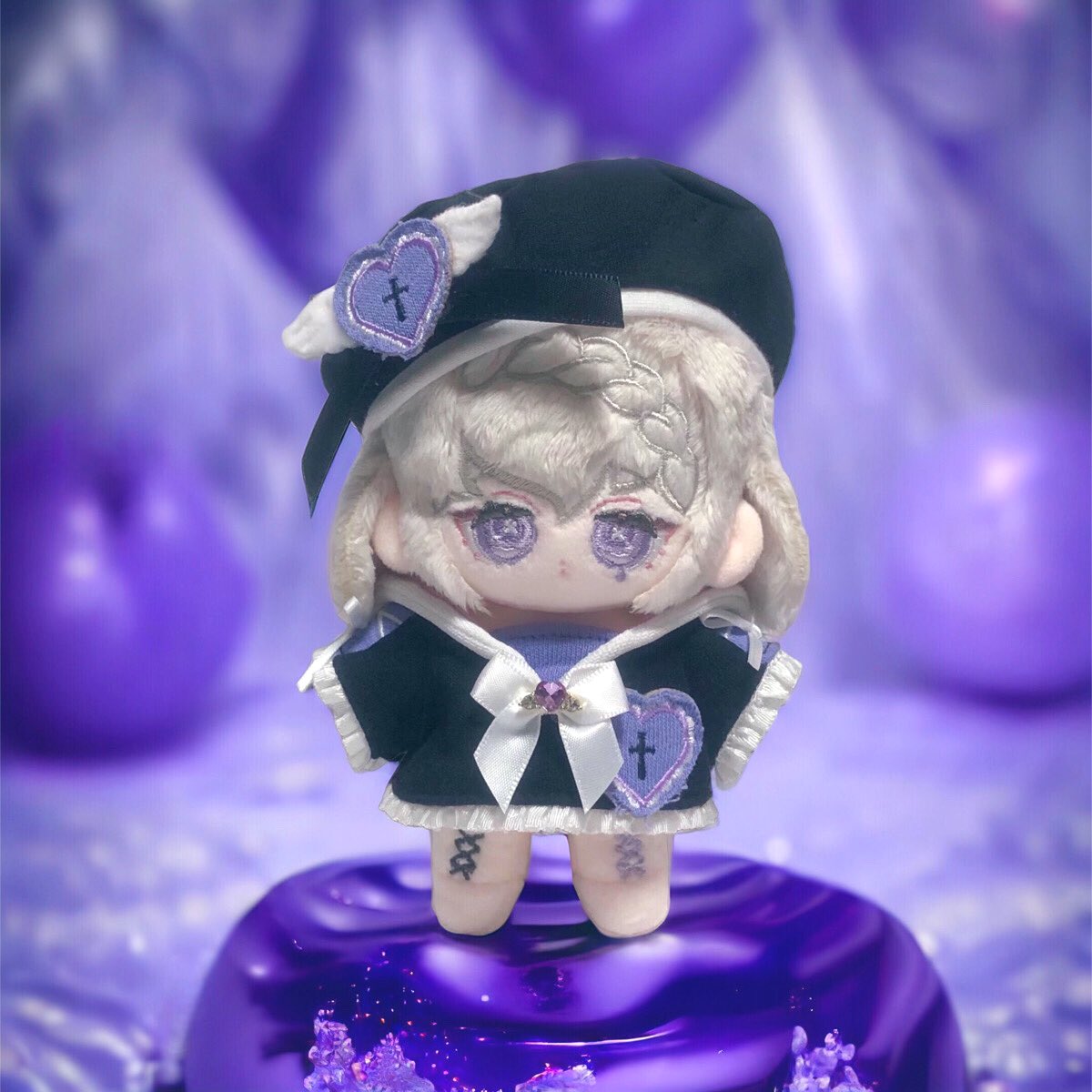 おかき様のJPGOに参加させて頂き、ハートホリックセーラーをお迎えしました💜✟🖤
リボンとハートがいっぱいで絶妙なミニ丈のセーラーワンピースが可愛くてお気に入りです꒰ঌ💜໒꒱
この度は可愛いお洋服とのご縁をありがとうございます♥︎⑅⁺˖

👗 료공구계様(<a href="/Kung_som07/">료공구계</a>)
🪽おかき様(<a href="/okaiii63/">おかき</a>)