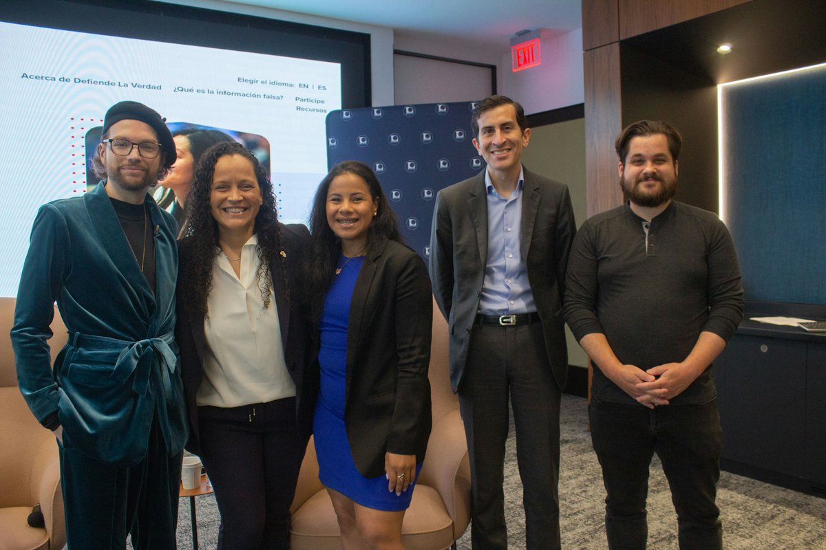 📣 ICYMI: Last week, @castrotech addressed the @NALEO #DefiendeLaVerdad Summit hosted at @nabtweets exploring generative AI's potential to accelerate or reduce the spread of misinformation, disinformation, & malformation.