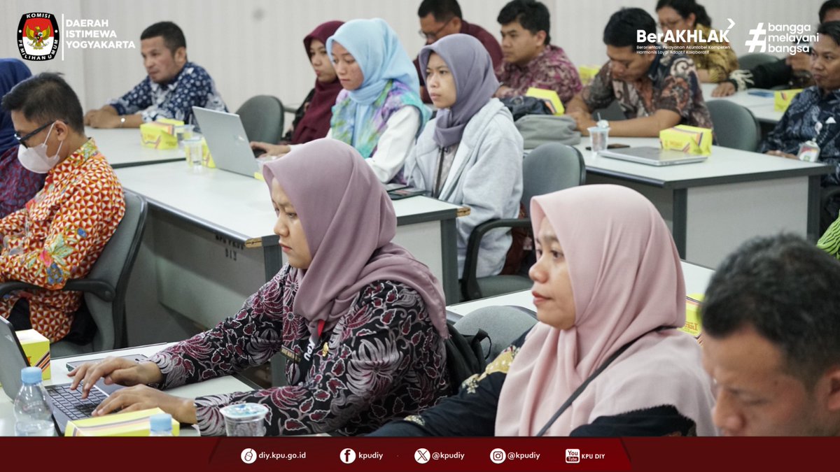 #TemanPemilih,

Sebagai bagian dari pelaksanaan Pemilihan Serentak Tahun 2024 serta untuk penerapan pencatatan proses transaksi yang benar, KPU DIY mengadakan Bimbingan Teknis Pencatatan Transaksi Dana Hibah Pilkada melalui Aplikasi SAKTI, pada Jumat (17/5/2024).

#KPUMelayani