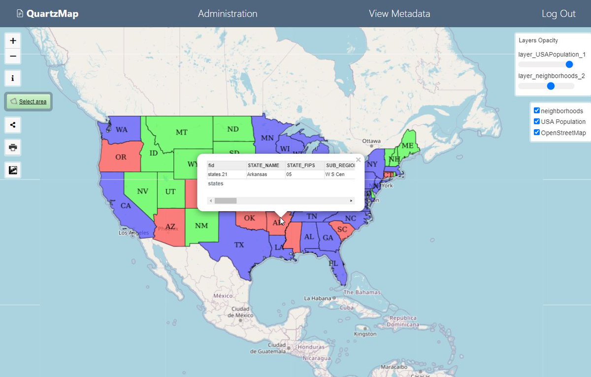 jasperpublisher's tweet image. Turn your #qgis2web maps into secure, dynamic maps.  Connect your maps to #PostGIS and #GeoServer.
Try it for yourself on our free Public Cloud
quartzmap.com