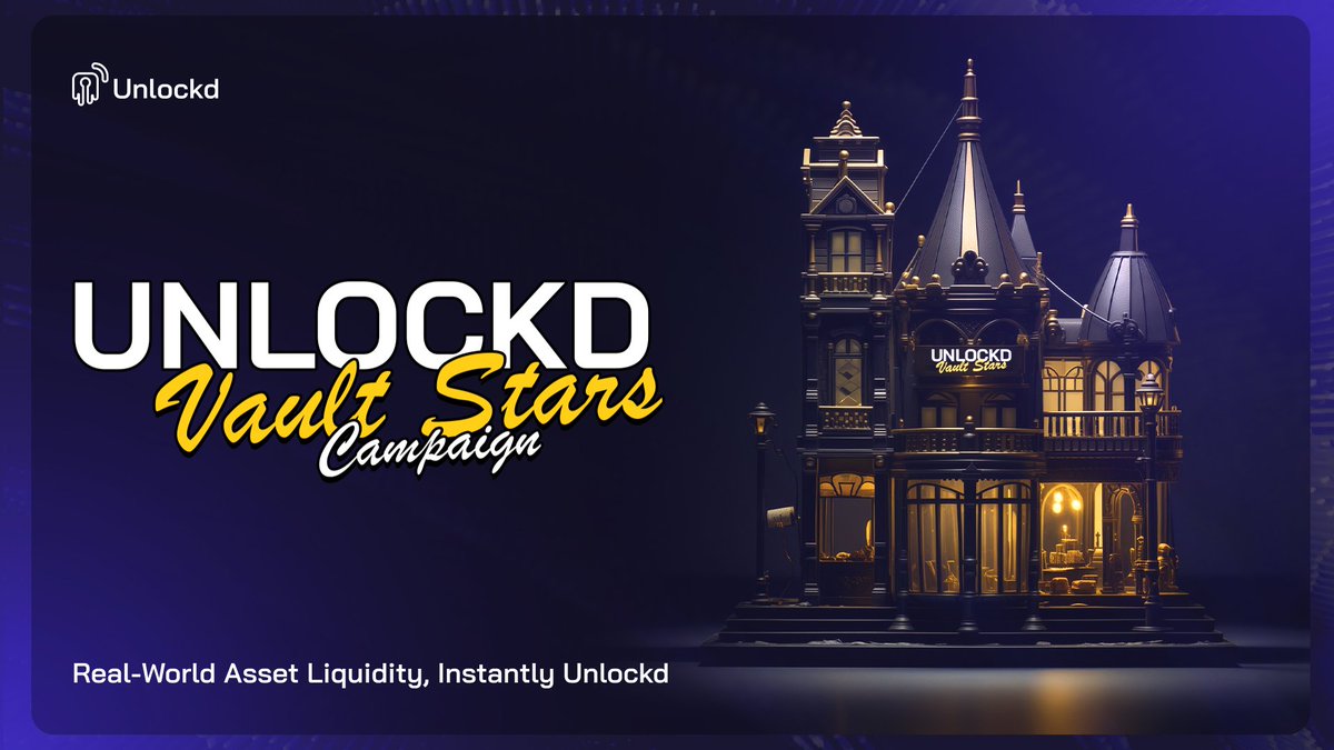 The second sprint of the Unlockd Vault Stars Campaign is coming to an end! Participate and stand a chance to win $100 USDC for the best borrowing strategy before it's too late ⌛ If you haven't already, get started below 👇 app.galxe.com/quest/5N5Zcx5y…