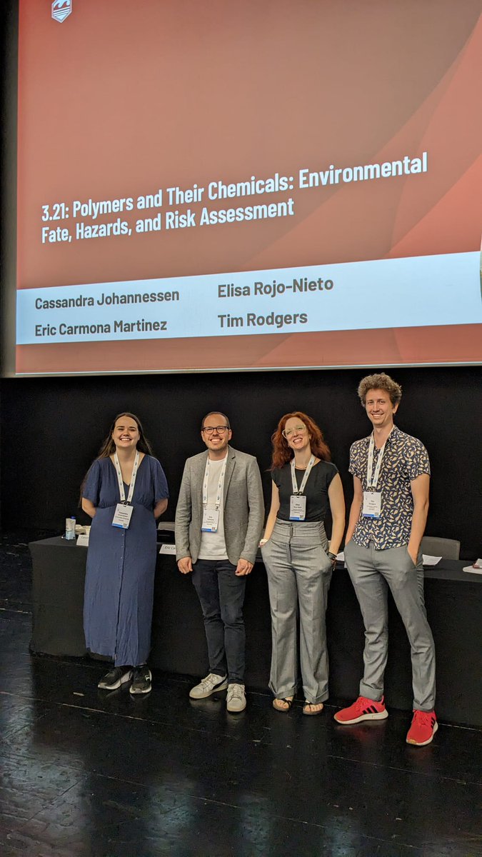 Our scientists Elisa Rojo-Nieto and Eric Carmona Martinez co-chaired the fascinating session on Polymers and Their Chemicals: Environmental Fate, Hazards, and Risk Assessment at #SETACSeville!
