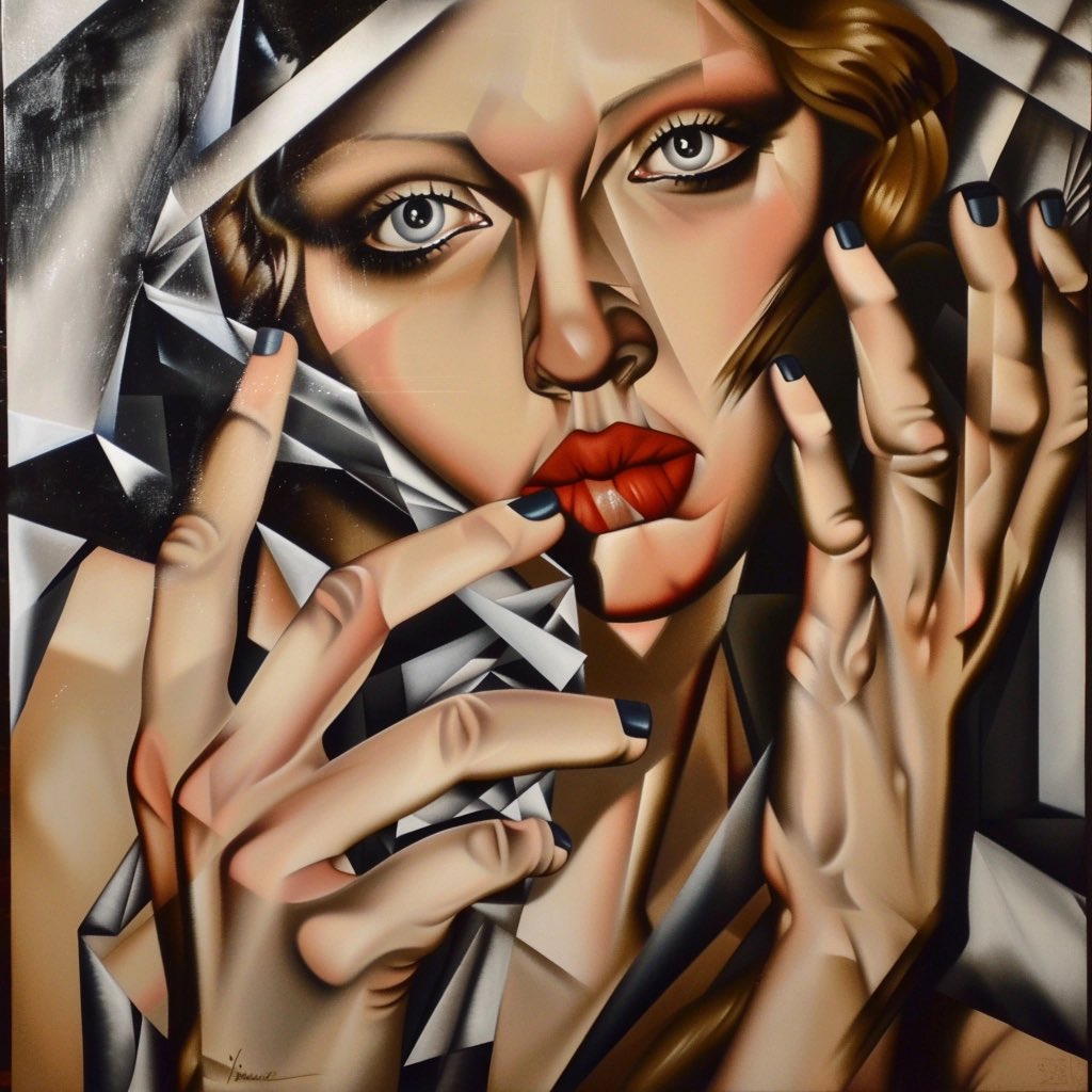 Life on the fringe Inspired by Tamara de Lempicka