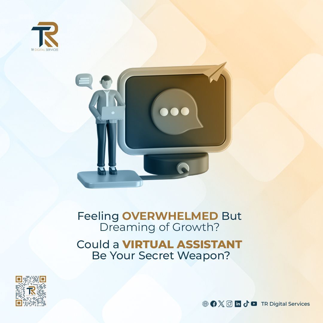 TRDigitalSrvcs's tweet image. 🪫Feeling overloaded? Is a virtual assistant the key to unlocking your productivity and achieving your dreams?
💭Share your thoughts in the comments! Have you tried using a VA? Did it help you reach your goals?
#FeelingOverwhelmed #GrowthGoals #VirtualHelp #VirtualAssistant