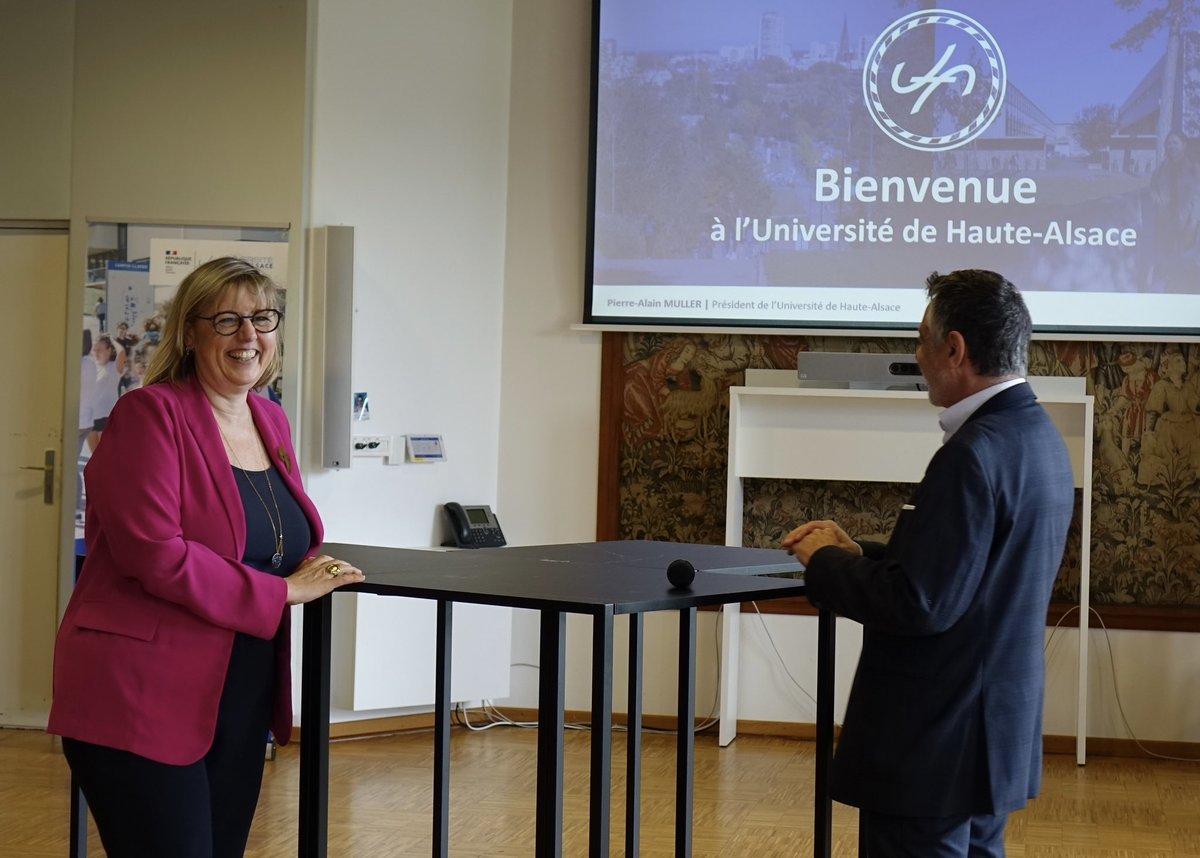 L’appel à projet #ExcellencES de #France2030 permet depuis 2021 d’investir + de 🔟 millions d’euros dans le renforcement de l’une des expertises de l’<a href="/UHA68/">UHA</a> :  la photopolymérisation.

Merci à ses acteurs qui me partagent leurs expériences aujourd’hui à Mulhouse.