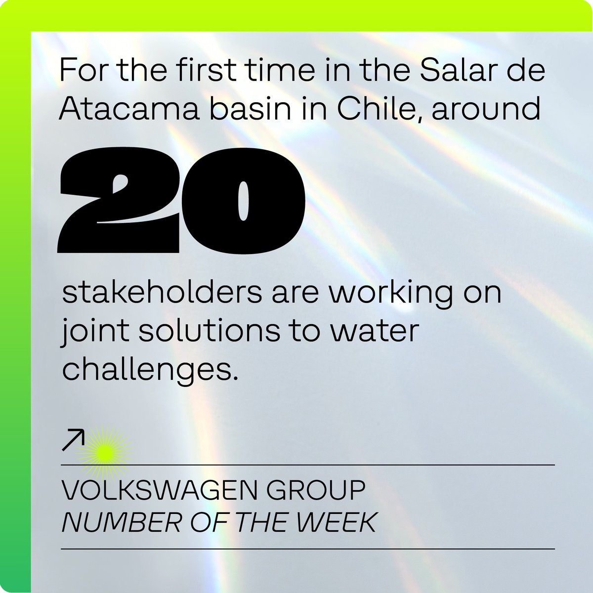 🇨🇱 For the first time in the Salar de Atacama basin in Chile, around 20 organizations, among them representatives of indigenous communities, civil society, academia and the public and private sectors, are collaborating.