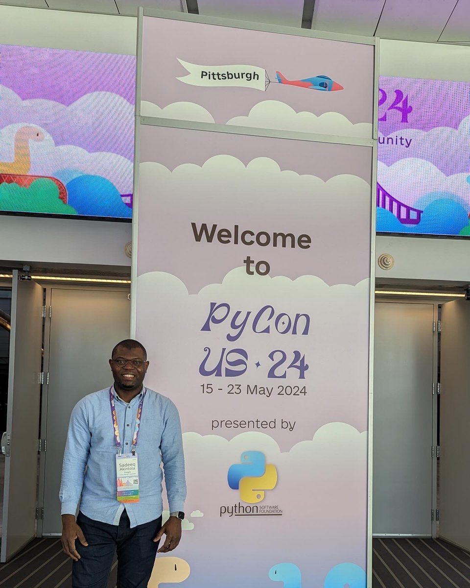 SadeeqAkintola's tweet image. Day 3: Ready for the keynote @pycon #PyConUS #PyConUS24 #PyConUS2024
