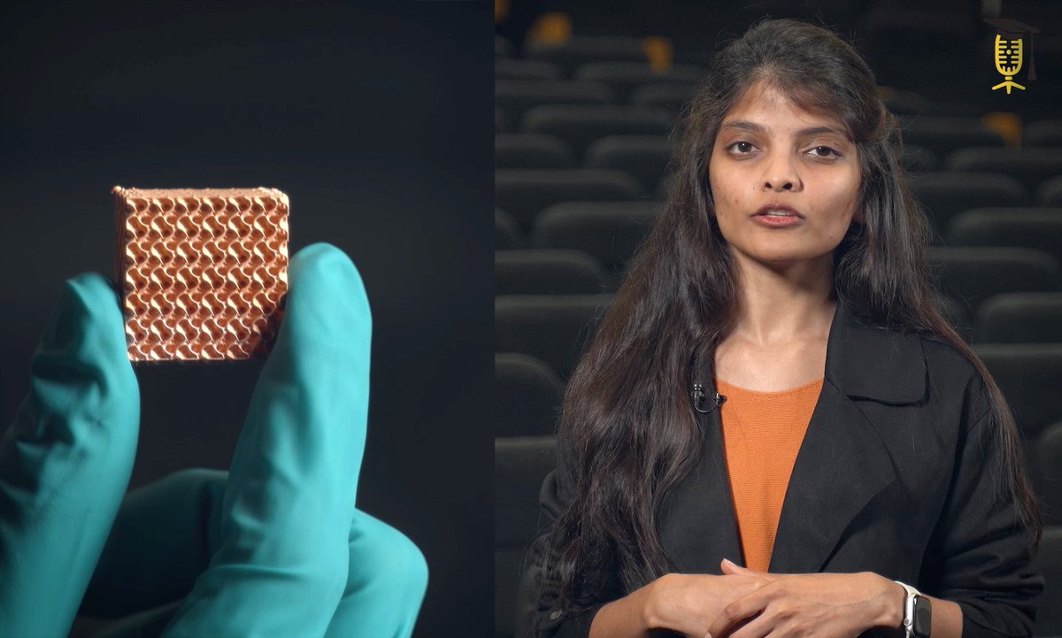 Every machine, from your #phone 📱 to #rockets in #space 🚀, heats up and needs to cool down. Samanwitha Kolli (@VITObelgium @KU_Leuven) uses #3Dprinting to keep your devices from overheating 😎 Watch the 🎥 sciencefiguredout.be/keeping-it-coo…