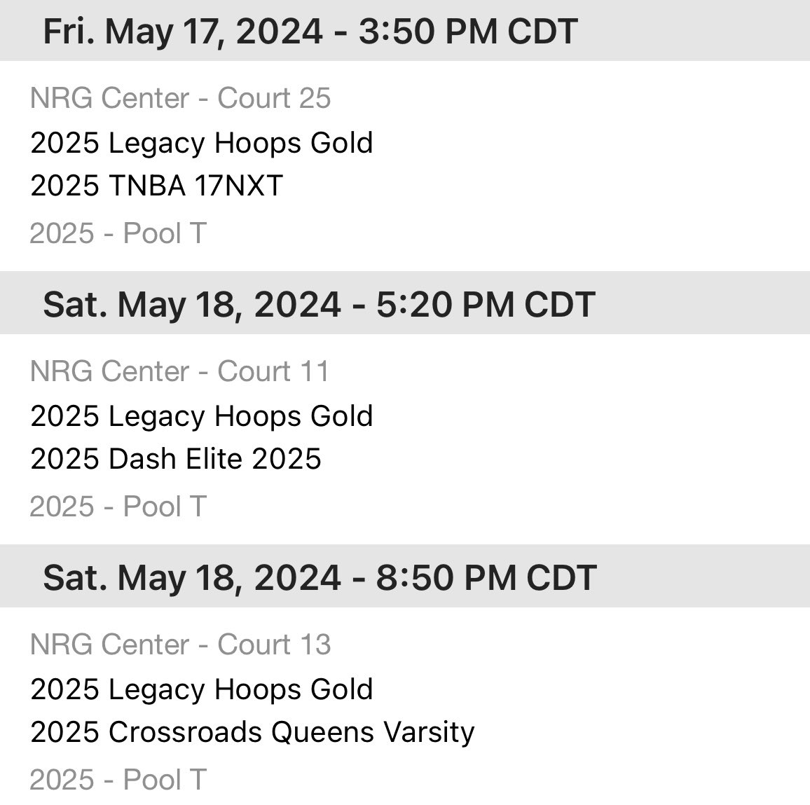 Legacy Hoops Girls AAU (@legacy_hoopsaau) on Twitter photo 17U Gold will be at the Clash of the Clubs in Houston!! College coaches, come check out <a href="/abraham_leilani/">Leilani Abraham</a> <a href="/faithturner_15/">Faith</a> <a href="/JCHoops_30/">Jordyn Cooke</a> <a href="/jada_otoo/">Jada Otoo</a> <a href="/HanahThul/">Hanah Thul</a> <a href="/meisinger_maya/">maya meisinger</a> <a href="/esennowo/">Emmanuella Sennowo</a> and the rest of the squad.🖤🧡💙 #LegacyHoops #Legacy #MoreThanBasketball #ClashOfTheClubs 17U Gold will be at the Clash of the Clubs in Houston!! College coaches, come check out <a href="/abraham_leilani/">Leilani Abraham</a> <a href="/faithturner_15/">Faith</a> <a href="/JCHoops_30/">Jordyn Cooke</a> <a href="/jada_otoo/">Jada Otoo</a> <a href="/HanahThul/">Hanah Thul</a> <a href="/meisinger_maya/">maya meisinger</a> <a href="/esennowo/">Emmanuella Sennowo</a> and the rest of the squad.🖤🧡💙 #LegacyHoops #Legacy #MoreThanBasketball #ClashOfTheClubs