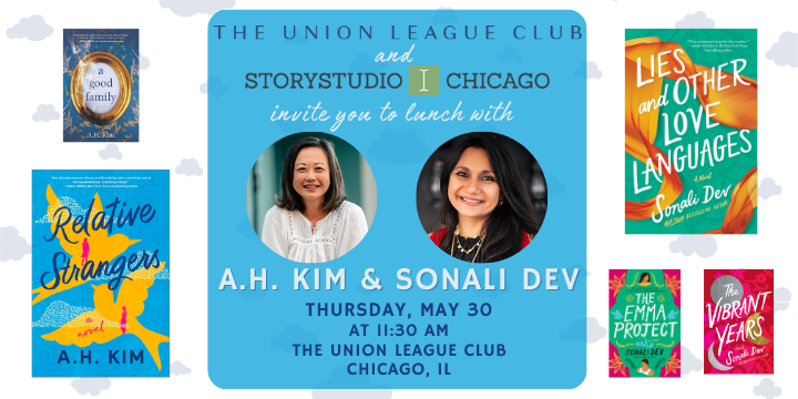 We're excited to partner with @ulcchicago on this great event. On Thursday, May 30 at 11:30 am, author A.H. Kim, author of the new novel RELATIVE STRANGERS, will be in conversation with @Sonali_Dev. Get your tickets now: eventbrite.com/e/ulcc-speaker…