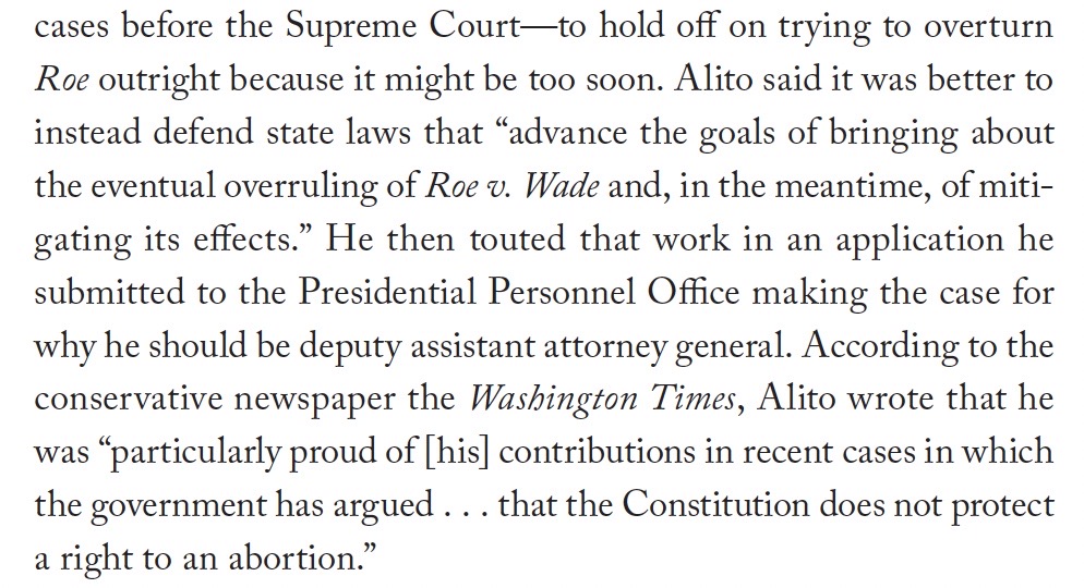 Alito has always been a political being—he worked to overturn Roe for decades. 'Will this institution survive the stench that this creates in the public perception that the Constitution and its reading are just political acts?' Pre-order YOU MUST STAND UP geni.us/youmuststandup