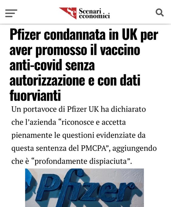Vi chiedono scusa&hellip; forse!  Siete contenti?  #Pfizer https://t.co/tnd2kVo7ne<a href="/tag/pfizer"class="tags">#Pfizer</a>