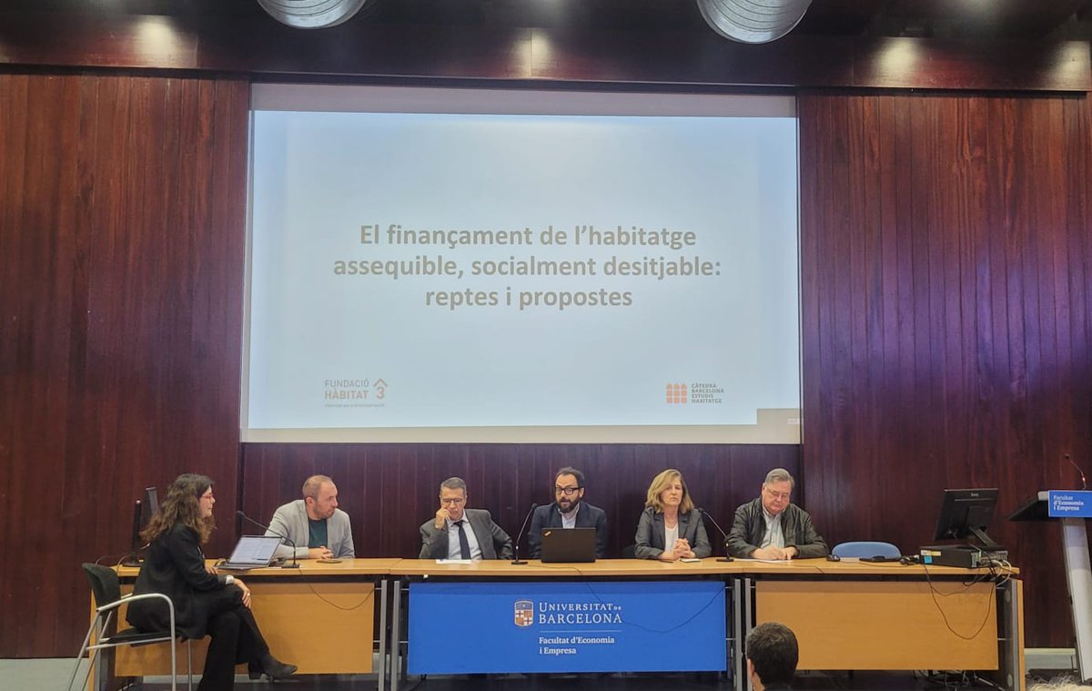 Fundació Hàbitat3 (@habitat_3) on Twitter photo Avui hem celebrat la jornada ‘El finançament de l’habitatge assequible, socialment desitjable: reptes i propostes’ amb <a href="/CatBCNHabitatge/">Càtedra BCN d'Estudis d'Habitatge</a>
Innovació i treball en xarxa per fer front als desafiaments que presenta l’habitatge assequible. Gràcies a tots, sumem i seguim! Avui hem celebrat la jornada ‘El finançament de l’habitatge assequible, socialment desitjable: reptes i propostes’ amb <a href="/CatBCNHabitatge/">Càtedra BCN d'Estudis d'Habitatge</a>
Innovació i treball en xarxa per fer front als desafiaments que presenta l’habitatge assequible. Gràcies a tots, sumem i seguim!