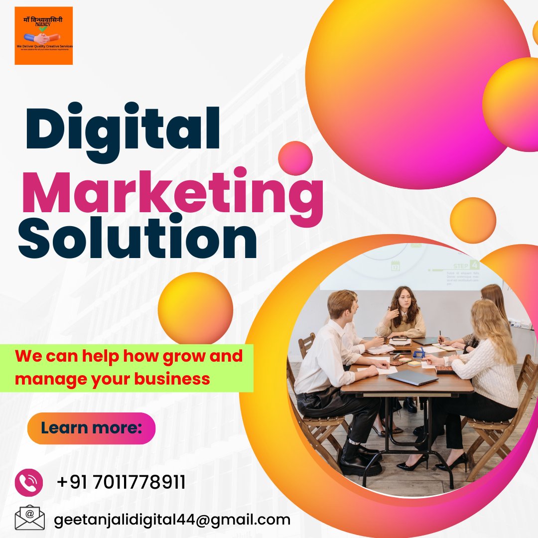 digitalgetanjli's tweet image. Hi,
I&apos;m a Professional Digital Marketer! We can help you grow and manage your business/brand and best sales.
~REACH MORE CUSTOMERS...
THE BEST SOLUTION FOR YOUR SALES #vindhyavasiniadagency

#businesssolutionprovider #socialmediamarketer #customers #reach #sales #marketing