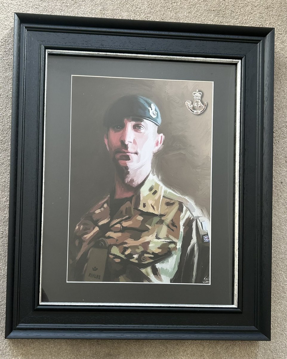 Commissioned by his friends for the family of ex Rifleman James Kirby, 47 who was one of seven World Central Kitchen (WCK) workers killed in the attack on 1 April 2024 in Gaza who’s funeral was on the 15th may 2024 #WeWillRememberThem #BritishArmySoldier #RIP