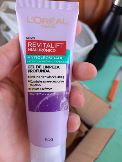 L’Oréal Paris Gel de Limpeza Antioleosidade Revitalift Hiaurônico, 80g
