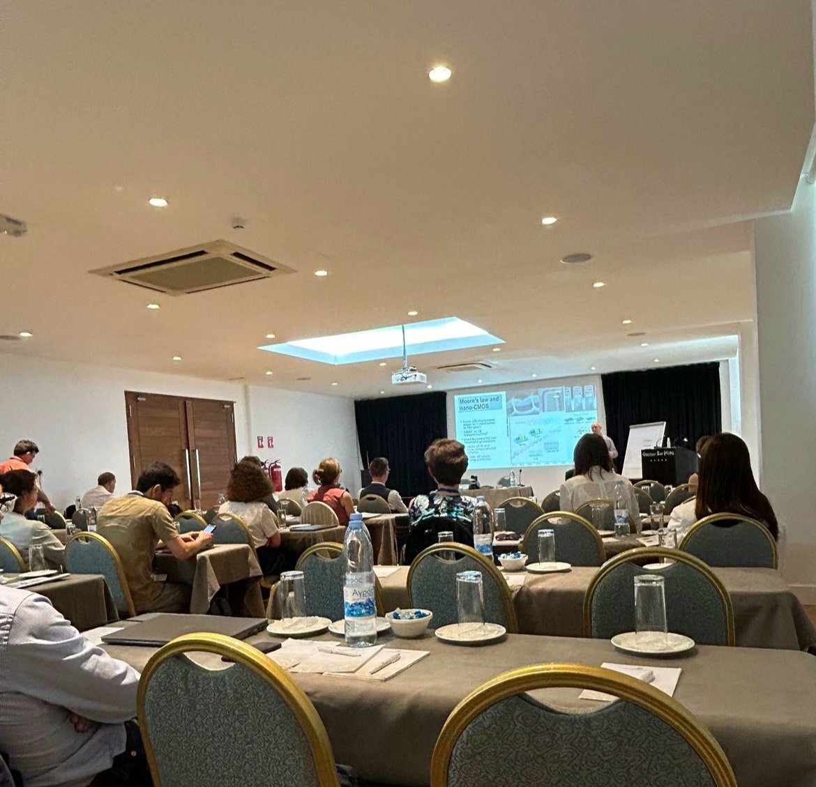 2nd day of the 'The 1st International Symposium on #Digital #Twins in #Healthcare' taking place in Ayia Napa, #Cyprus.
👉 Presentation by Mrs Terpsithea Kittou representing the @eHealthcy in the special session 'Presentation and Discussion on the position paper. 
👉 Towards a