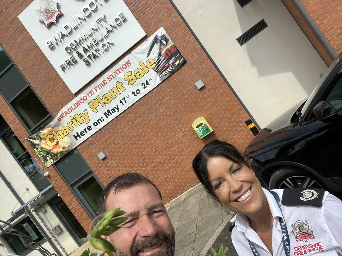 Gavin Tomlinson KFSM (@gavingtomlins) on Twitter photo It’s the start of <a href="/DerbyshireFRS/">Derbyshire Fire & Rescue Service</a> <a href="/FireSwadlincote/">Swadlincote Fire Station</a> annual plant sale, supporting <a href="/firefighters999/">Fire Fighters Charity</a> and local charities. Come down and get your bedding plants and hanging baskets. Open until 24th May 0930-1700 It’s the start of <a href="/DerbyshireFRS/">Derbyshire Fire & Rescue Service</a> <a href="/FireSwadlincote/">Swadlincote Fire Station</a> annual plant sale, supporting <a href="/firefighters999/">Fire Fighters Charity</a> and local charities. Come down and get your bedding plants and hanging baskets. Open until 24th May 0930-1700