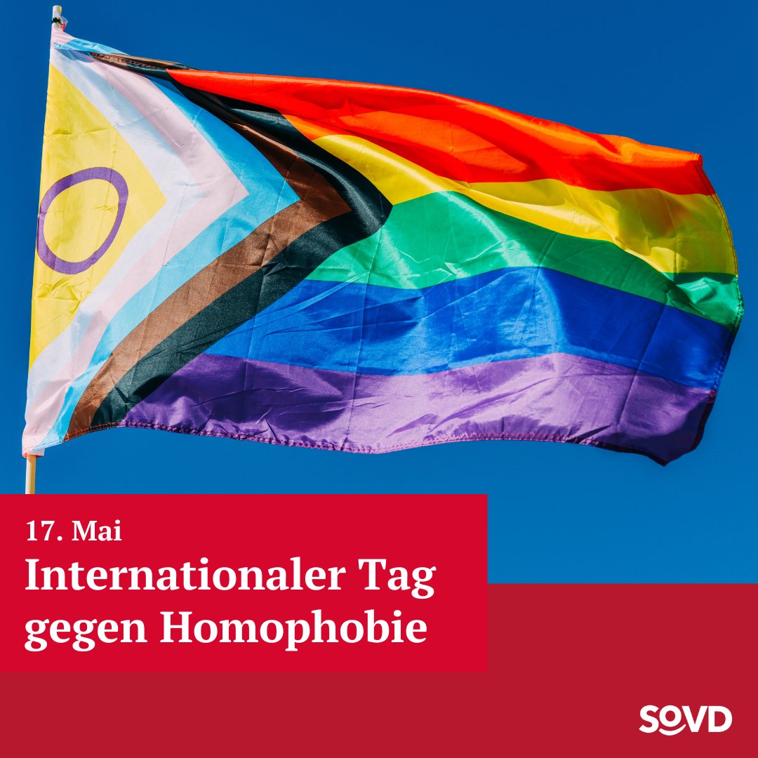 🌈 Heute ist Internationaler Tag gegen Homo-, Bi-, Inter- und Transphobie! An diesem Tag erinnern wir daran, dass die Weltgesundheitsorganisation am 17. Mai 1990 Homosexualität von der Liste psychischer Krankheiten gestrichen hat. 🌈 Leider erfahren homosexuelle, bisexuelle,