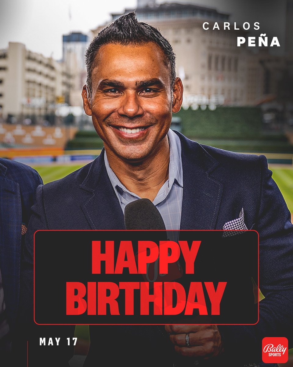 Wishing a happy birthday to Carlos Peña! 🎉