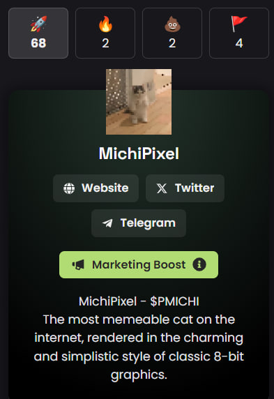 michipixelsol's tweet photo. Ads live on dexscreener https://t.co/8pjPUzZrDU