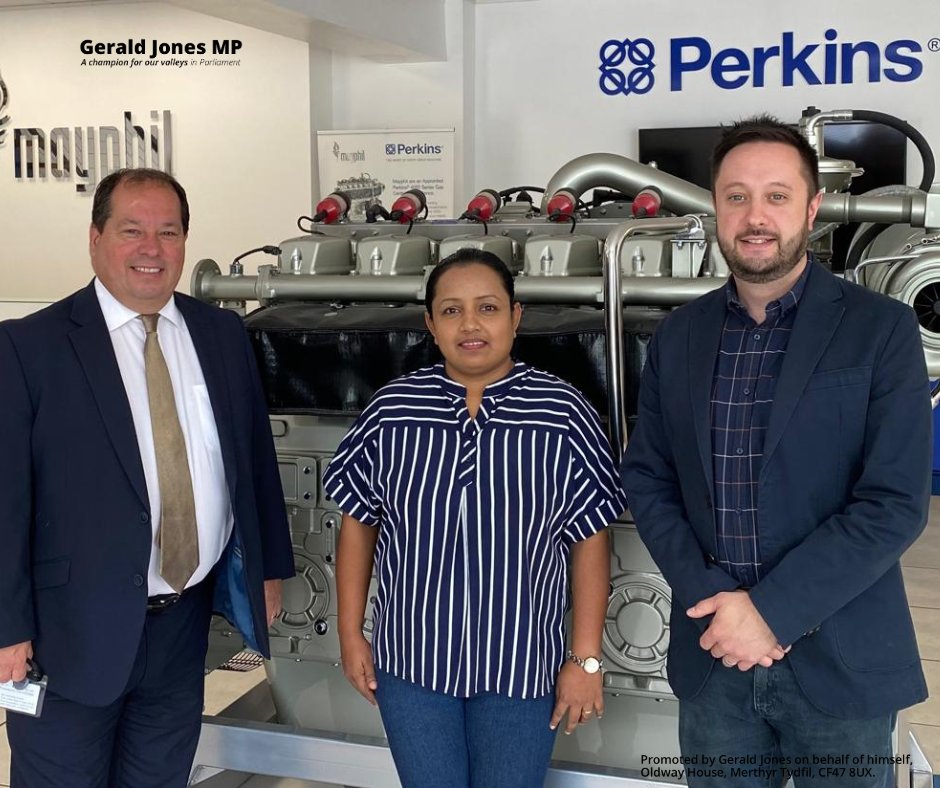 Family-run business Mayphil Group exports across the world. I was pleased to visit their HQ in Merthyr Tydfil this morning and to meet staff from Sri Lanka undergoing training. Thanks to Phil and Sureena for the very warm welcome.