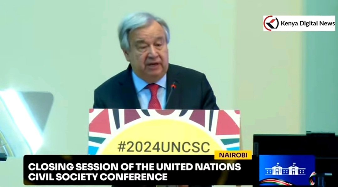 Global Call to Action Against Poverty (GCAP) (@whiteband) on Twitter photo UN Sec-Gen Antonio Guterres at #2024UNCSC, Nairobi highlights that poverty & inequality are tearing societies apart. Developing countries are suffocated by debt. International financial system is outdated&unjust.
Time to change!
#CancelTheDebt #EconomicJustice
<a href="/antonioguterres/">António Guterres</a> UN Sec-Gen Antonio Guterres at #2024UNCSC, Nairobi highlights that poverty & inequality are tearing societies apart. Developing countries are suffocated by debt. International financial system is outdated&unjust.
Time to change!
#CancelTheDebt #EconomicJustice
<a href="/antonioguterres/">António Guterres</a>