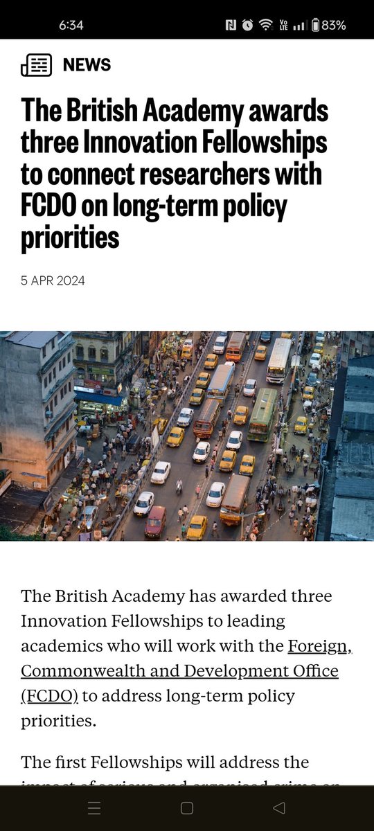 There are millions of free photos of Indian temples, monuments, modern infrastructure, archaeological sites, malls, offices, trains & bridges, available on internet. What did The British Academy choose? A picture of Kolkata with old buildings & traffic. thebritishacademy.ac.uk/news/the-briti…