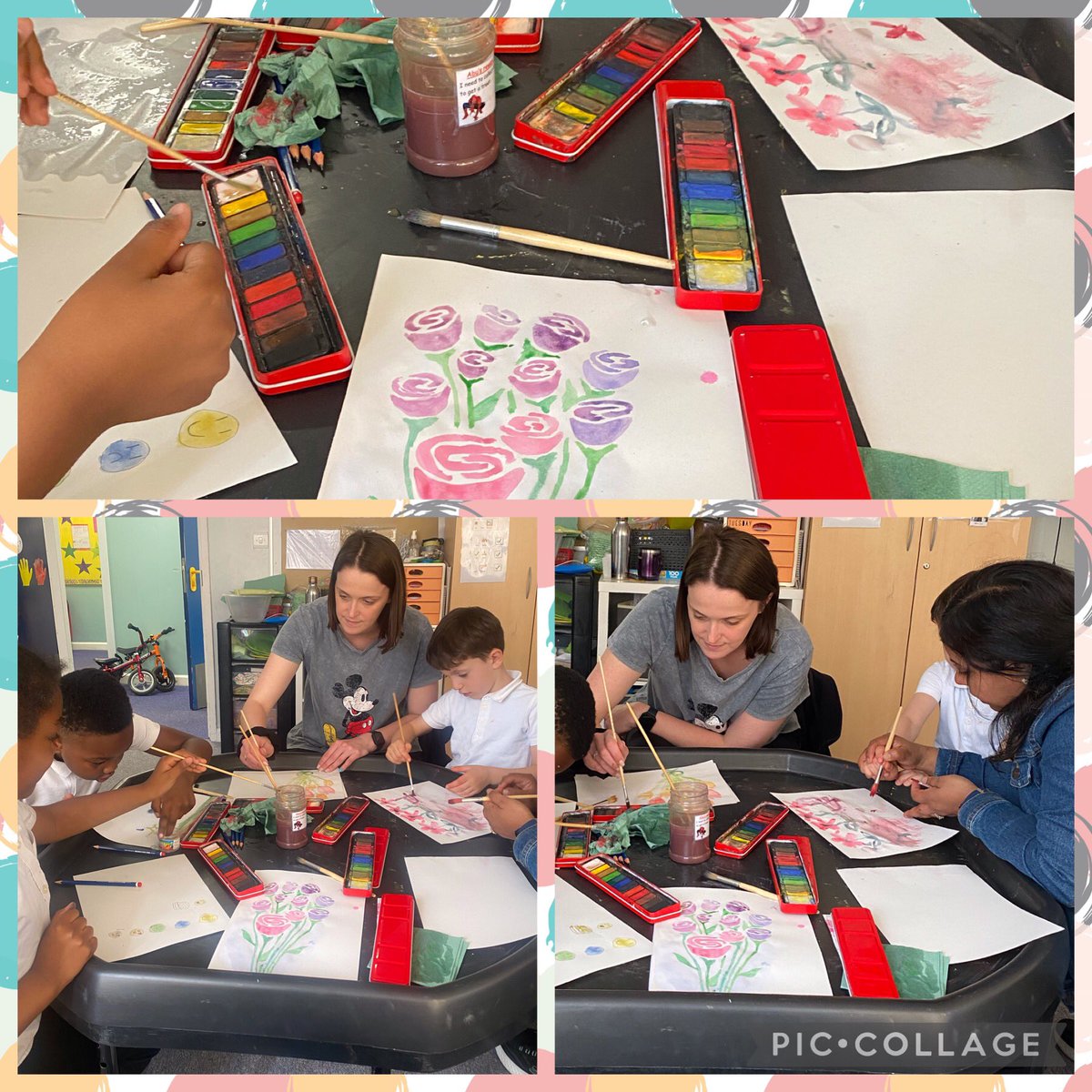 Sarah Parton (@miss_sparton) on Twitter photo A relaxing Friday afternoon art session with the wiggly caterpillar hub and friends exploring watercolour 🎨🐛🦋🥰 <a href="/Catheri75721444/">Catherine Moseley</a> <a href="/Tanya76790397/">Tanya</a> <a href="/VicParkAcademy/">Victoria Park Academy</a> A relaxing Friday afternoon art session with the wiggly caterpillar hub and friends exploring watercolour 🎨🐛🦋🥰 <a href="/Catheri75721444/">Catherine Moseley</a> <a href="/Tanya76790397/">Tanya</a> <a href="/VicParkAcademy/">Victoria Park Academy</a>