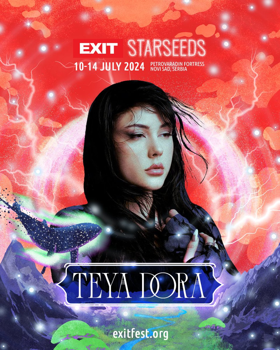 #EXIT2024 welcomes Teya Dora on Day 0, July 10! 🚀 Tickets 🎟️ at exitfest.org