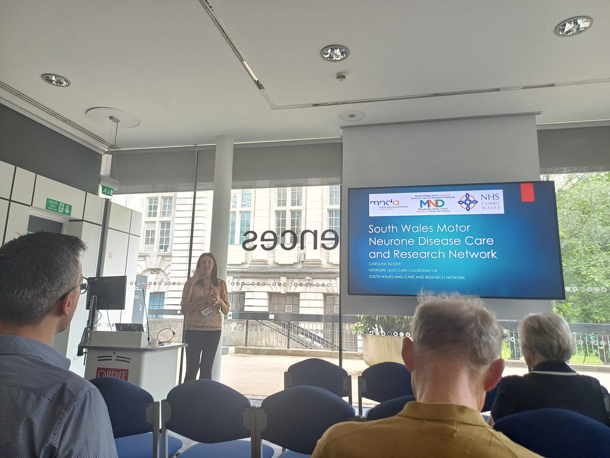 Thank you @SWMNDCN for hosting an engaging symposium yesterday, presenting on and discussing MND research in Wales. Despite the challenges faced, its exicting to see what the research so far has discovered! 
#MND #mndresearch